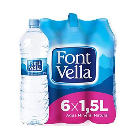 FONT VELLA Agua Mineral 1 5L Pack 6 Te Llevo El Agua