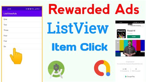 How To Implement Admob Rewarded Video Ads On ListView Item Click