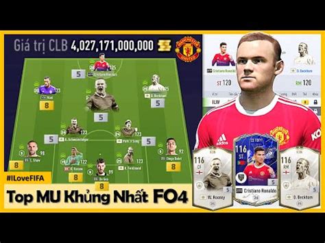 Trải Nghiệm Đội Hình MANCHESTER UNITED 4000 TỶ CỰC KHỦNG Với CR7