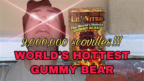 Eating The Worlds Hottest Gummy Bear 9000000 Scovilles Challenge