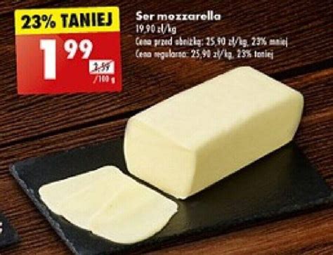 Promocja Ser Mozzarella G W Biedronka