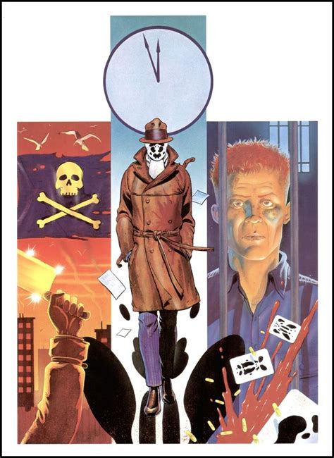 The Watchmen Rorschach By Dave Gibbons Comic Books Art Superhero