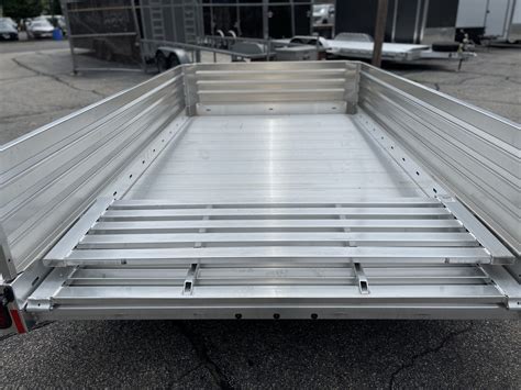 Hillsboro AU78X12AL Open Aluminum Utility Trailer78 X12