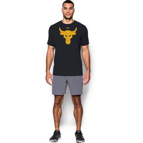 Under Armour Men S Ua X Project Rock Brahma Bull T Shirt In Black For