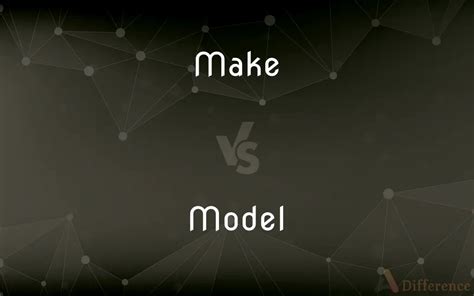 Make vs. Model — What’s the Difference?