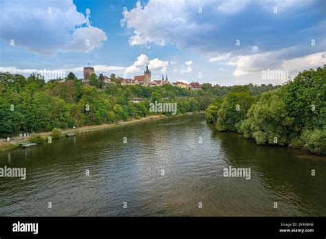 The River Neckar Near Bad Wimpfen Neckartal Baden Wuerttemberg