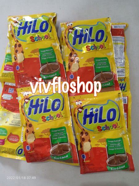 Jual Susu HiLo School Hilo School Hi Lo School Chocolate Kemasan sachet ...