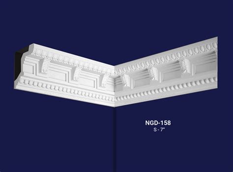 gypsum plaster cornice strip design  model ngd  nova gypsum