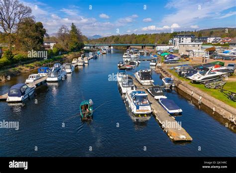 Loch Lomond Marina Balloch West Dunbartonshire Scotland United