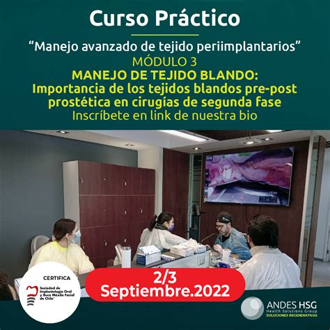 Curso Pr Ctico Manejo Avanzado De Tejidos Periimplantarios Sociedad