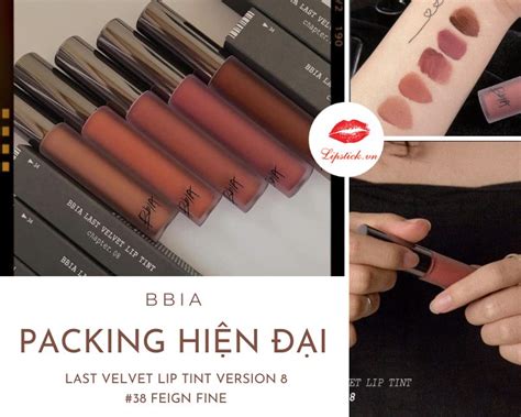 Son Bbia 38 Feign Fine Màu Nâu Chocolate Đẹp Nhất Cực Kỳ Hot