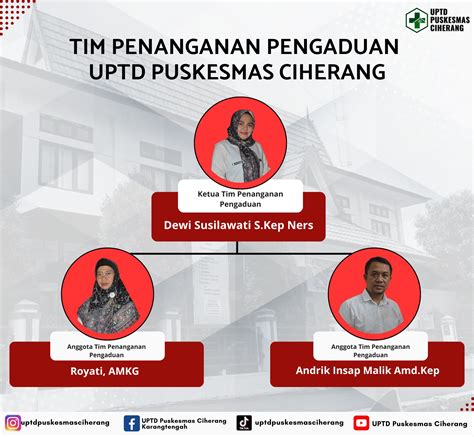 Tim Penanganan Pengaduan UPTD Puskesmas Ciherang