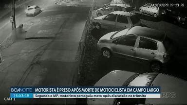 Boa Noite Paran Motorista Preso Ap S Morte De Motociclista Em