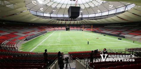 Interior of BC Place Stadium | Vancouver's Best Places