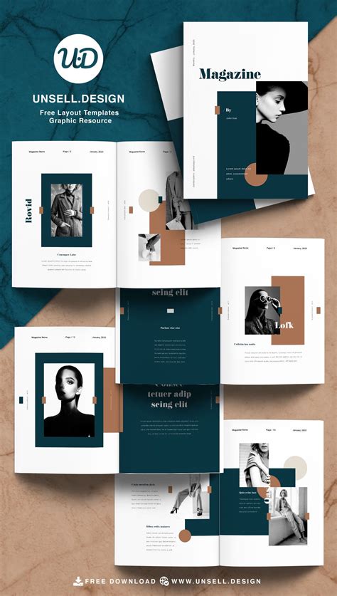 Creative magazine layout - teryhz