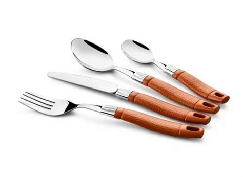 Polished Elegante 24 Pcs Rio Brown Cutlery Set At Rs 1227set In New