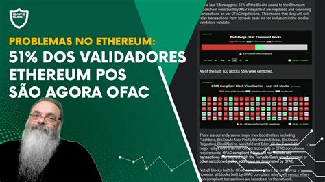 MAIORIA dos VALIDADORES ETHEREUM se declaram OFAC COMPLIANT e vão