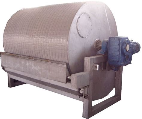 Stainless Steel Cassava Starch Rotary Drum Vacuum Filter Equipment