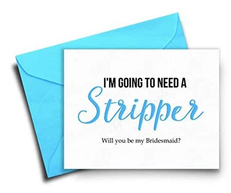 Bridal Party Cards Funny Will You Be My Bridesmaid Card Bridesmaid Proposal Card