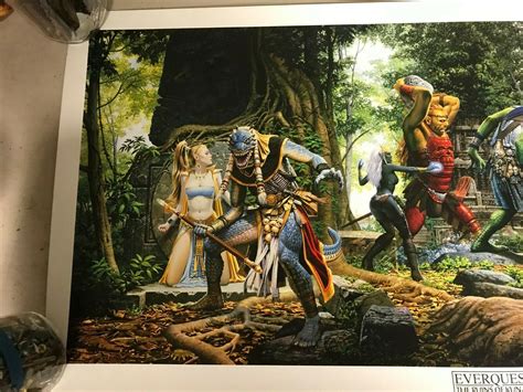 Everquest Art Print The Ruins Of Kunark By Keith Parkinson Last One