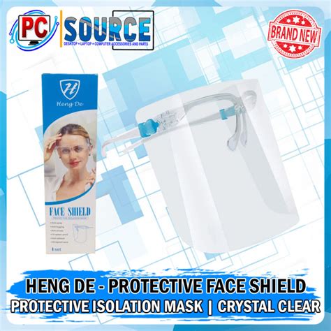 Heng De Eyeglasses Faceshield Unisex Clear Plastic Full Face Shield