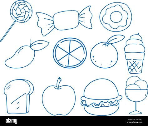 Simple Food Drawings Hot Sale | dakora.com.co