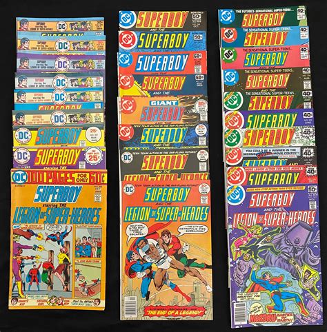 Superboy The Legion Of Superheroes Book Lot Full Runs Sets