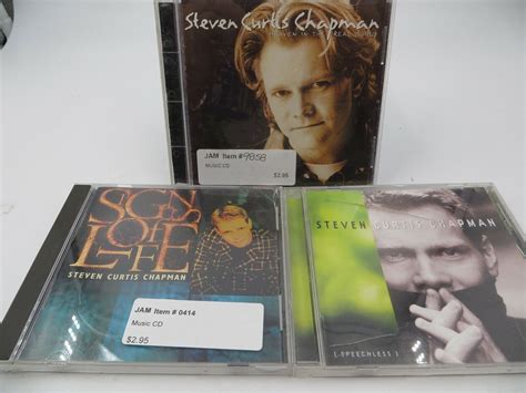 Steven Curtis Chapman Lot Of 3 Cds Speechless Signs Of Life