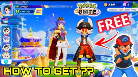 How To Get Free Cinderace Captain Style Holowear In Pokemon Unite