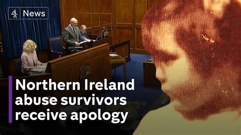 Northern Ireland Victims Of Institutional Abuse Receive Stormont Public Apology Youtube