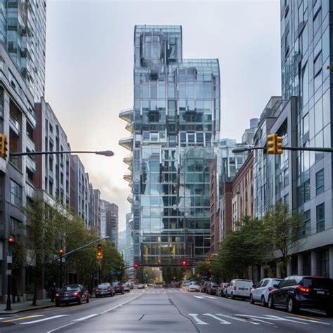 Premium Photo View Of The American Vancouver Vancouver Building