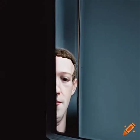 Mark Zuckerberg Peeking In Window