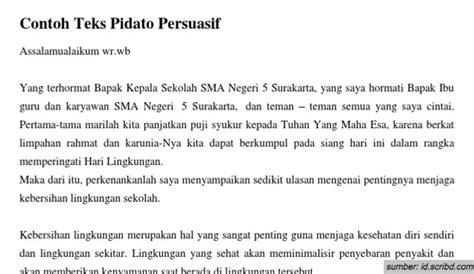 Pidato persuasif singkat tentang pendidikan