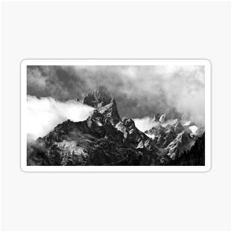 Grand Tetons Sticker For Sale By Charlesk Redbubble