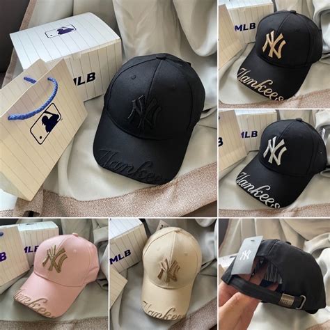 Jual NEW IN TOPI NY MLB YANKEES HALF FONT BASEBALL CAP TOPI