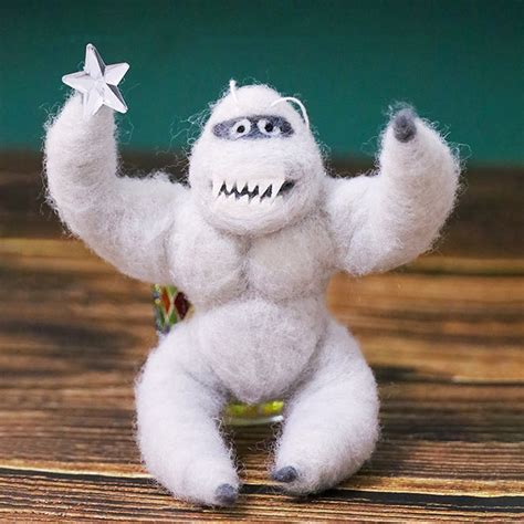 Bxingsftys Christmas Tree Topper Abominable Snowman Funny Christmas