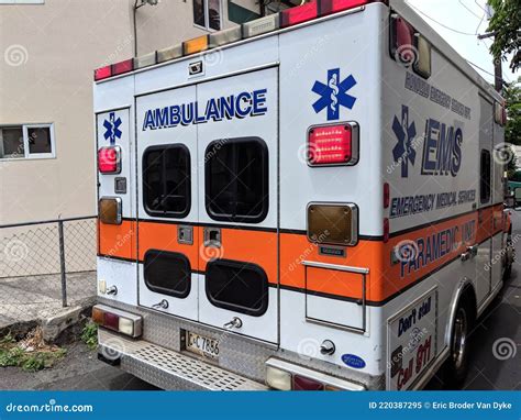 Emergency Medical Ambulance Editorial Photo 82196927