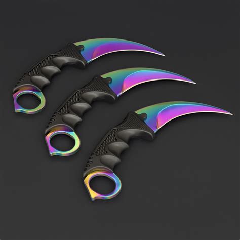 Karambit Fade Exclusive Real Life Knife Cs Customizado Irl Por