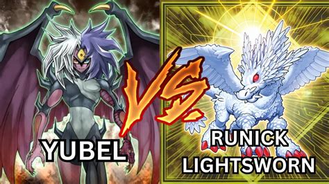 Yubel Vs Runick Lightsworn Yu Gi Oh Match Youtube