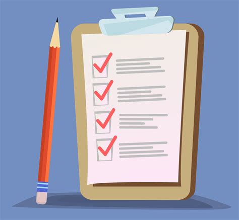 Checking on To Do List Top View 2298635 Vector Art at Vecteezy