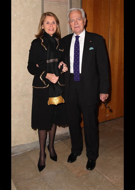 Photo Philippe Labro et sa femme lors du dîner de Gala de la French