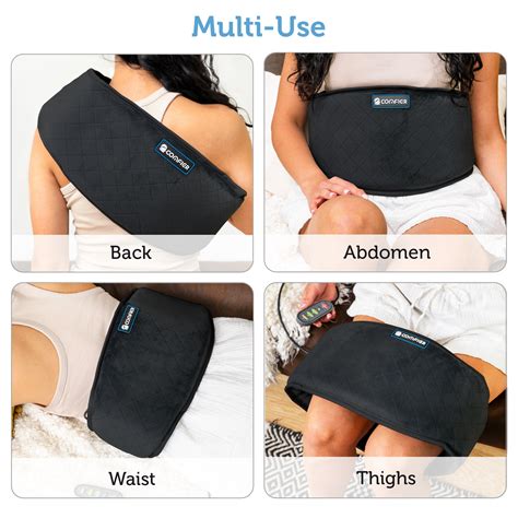 Comfier Heating Pad For Back Pain Heat Belly Wrap Belt With Vibratio