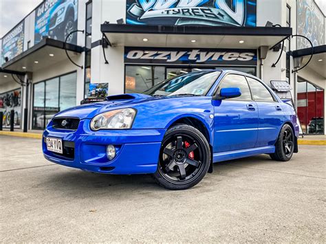 Subaru Impreza Wrx Avid Av 06 Matte Black Wheel 9083
