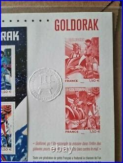 Planche Originale Timbres Goldorak Dition Tr S Limit E Timbres France