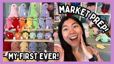 Crochet With Me Market Prep My First Ever Market Quick Easy