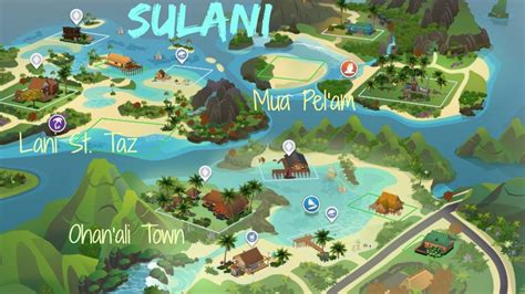 Sims 4 Sulani Map