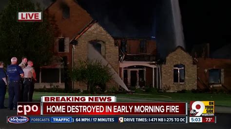 Lightning Causes Massive House Fire In Nky