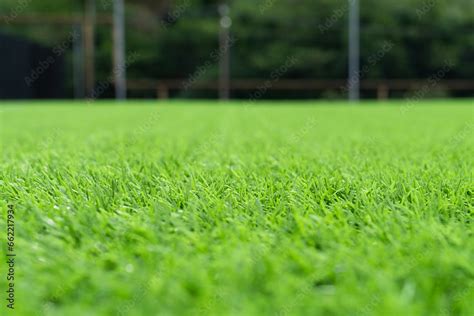 Artificial Grass Close Up Artificial Turf Background Artificial Turf Of Soccer Football Field