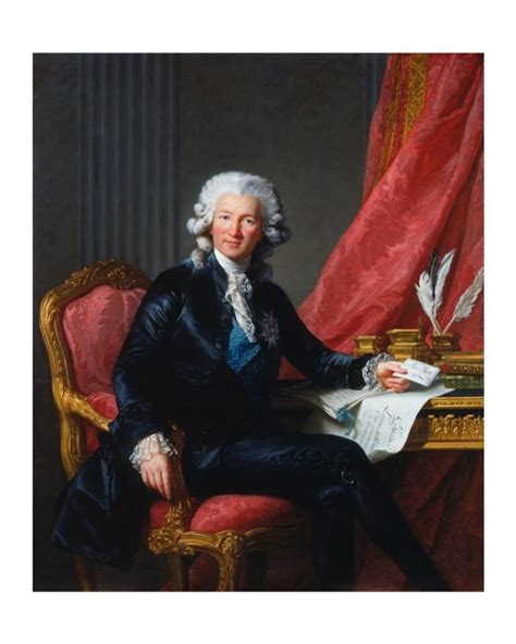 Portrait Of Charles Alexandre De Calonne Vig E Lebrun