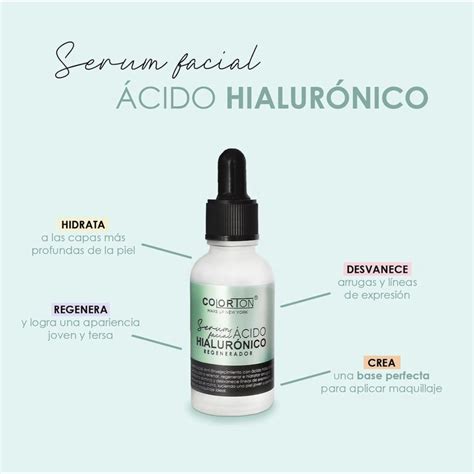 Serum Suero Facial Ácido Hialurónico Regenerador Colorton Original